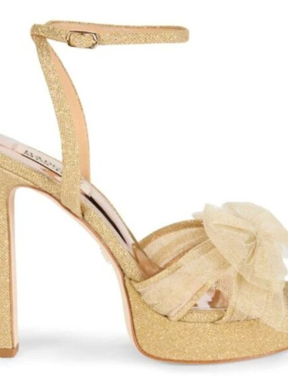 NWT Badgley Mishcka Sophie Bow Platform Sandals